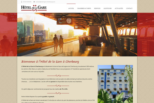 Hôtel de la Gare à Cherbourg